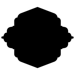 Islamic Label Emblem Shape Glyph Pictogram symbol visual illustration