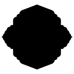 Islamic Label Emblem Shape Glyph Pictogram symbol visual illustration