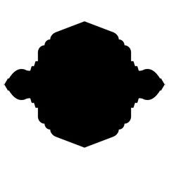 Islamic Label Emblem Shape Glyph Pictogram symbol visual illustration