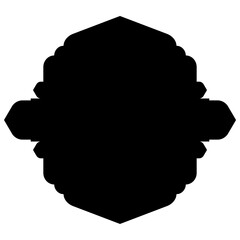 Islamic Label Emblem Shape Glyph Pictogram symbol visual illustration