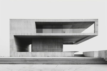 b'Brutalism architecture concrete building'