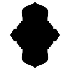 Islamic Label Emblem Shape Glyph Pictogram symbol visual illustration