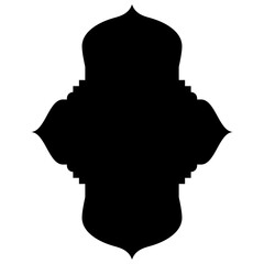 Islamic Label Emblem Shape Glyph Pictogram symbol visual illustration