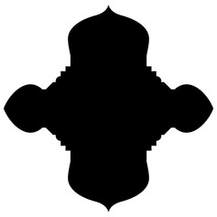 Islamic Label Emblem Shape Glyph Pictogram symbol visual illustration