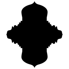 Islamic Label Emblem Shape Glyph Pictogram symbol visual illustration