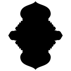 Islamic Label Emblem Shape Glyph Pictogram symbol visual illustration