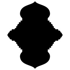 Islamic Label Emblem Shape Glyph Pictogram symbol visual illustration