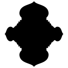Islamic Label Emblem Shape Glyph Pictogram symbol visual illustration
