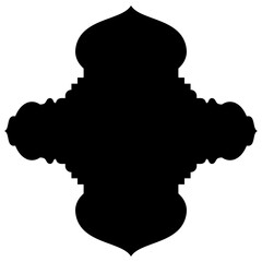 Islamic Label Emblem Shape Glyph Pictogram symbol visual illustration