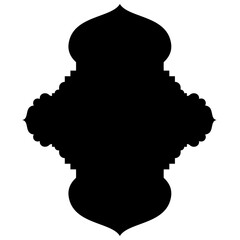 Islamic Label Emblem Shape Glyph Pictogram symbol visual illustration