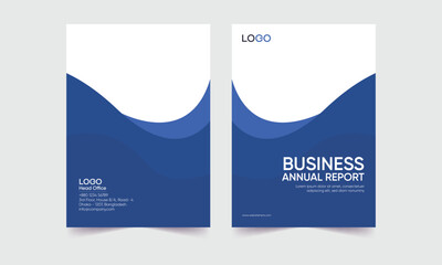 abstract brochure cover template