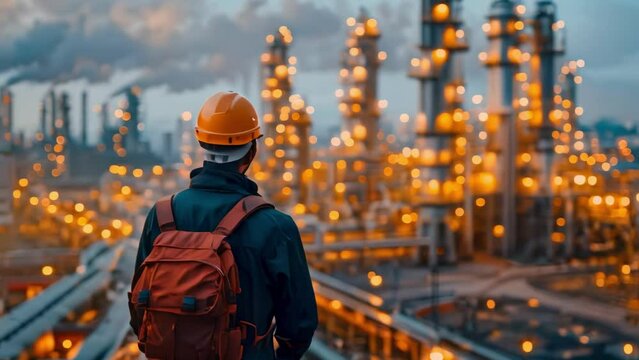 Managing LNG Terminal Storage Capacity in a Gas Refinery as an Engineer. Concept LNG Terminal, Storage Capacity, Gas Refinery, Engineering Management