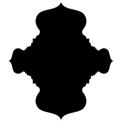 Islamic Label Emblem Shape Glyph Pictogram symbol visual illustration
