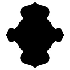 Islamic Label Emblem Shape Glyph Pictogram symbol visual illustration