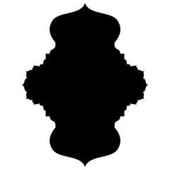 Islamic Label Emblem Shape Glyph Pictogram symbol visual illustration