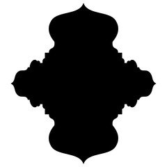 Islamic Label Emblem Shape Glyph Pictogram symbol visual illustration