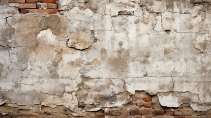 b'old weathered grunge cracked concrete brick wall texture background'