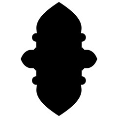 Islamic Label Emblem Shape Glyph Pictogram symbol visual illustration