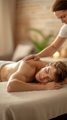 b'Relaxing massage helps to reduce stress and improve sleep'
