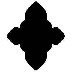 Islamic Label Emblem Shape Glyph Pictogram symbol visual illustration