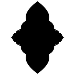 Islamic Label Emblem Shape Glyph Pictogram symbol visual illustration