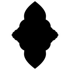Islamic Label Emblem Shape Glyph Pictogram symbol visual illustration Timeless Pictogram Symbols: Traditional Turkish, Iranian, and Arabic Design for Ramadan & Eid Emblems