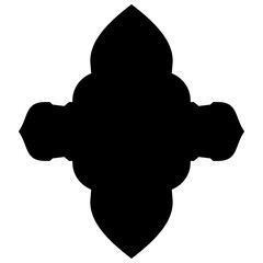 Islamic Label Emblem Shape Glyph Pictogram symbol visual illustration