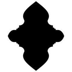 Islamic Label Emblem Shape Glyph Pictogram symbol visual illustration