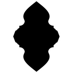 Islamic Label Emblem Shape Glyph Pictogram symbol visual illustration