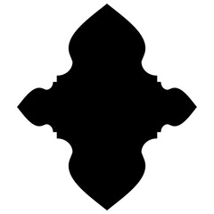 Islamic Label Emblem Shape Glyph Pictogram symbol visual illustration