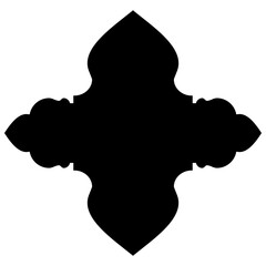 Islamic Label Emblem Shape Glyph Pictogram symbol visual illustration