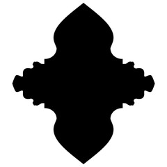Islamic Label Emblem Shape Glyph Pictogram symbol visual illustration