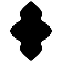 Islamic Label Emblem Shape Glyph Pictogram symbol visual illustration