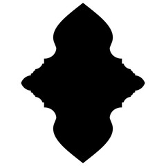 Islamic Label Emblem Shape Glyph Pictogram symbol visual illustration