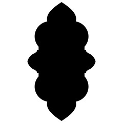 Islamic Label Emblem Shape Glyph Pictogram symbol visual illustration