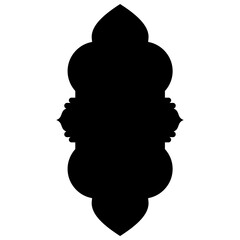 Islamic Label Emblem Shape Glyph Pictogram symbol visual illustration
