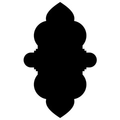 Islamic Label Emblem Shape Glyph Pictogram symbol visual illustration