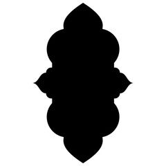 Islamic Label Emblem Shape Glyph Pictogram symbol visual illustration