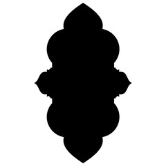 Islamic Label Emblem Shape Glyph Pictogram symbol visual illustration