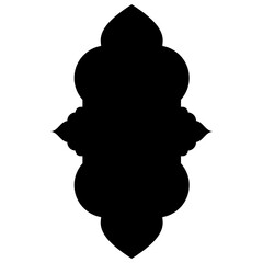 Islamic Label Emblem Shape Glyph Pictogram symbol visual illustration