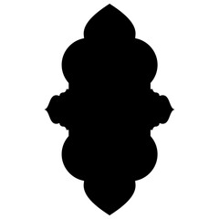Islamic Label Emblem Shape Glyph Pictogram symbol visual illustration