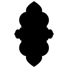 Islamic Label Emblem Shape Glyph Pictogram symbol visual illustration