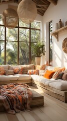 b'Modern Bohemian Home Interior Design'