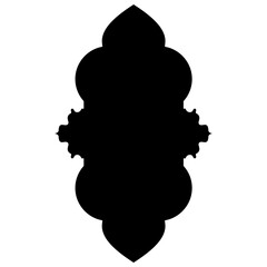 Islamic Label Emblem Shape Glyph Pictogram symbol visual illustration
