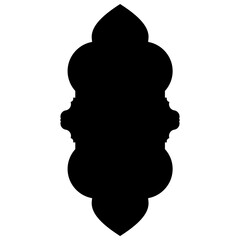 Islamic Label Emblem Shape Glyph Pictogram symbol visual illustration