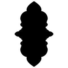 Islamic Label Emblem Shape Glyph Pictogram symbol visual illustration