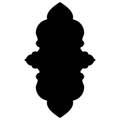 Islamic Label Emblem Shape Glyph Pictogram symbol visual illustration