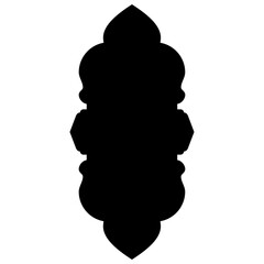 Islamic Label Emblem Shape Glyph Pictogram symbol visual illustration
