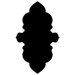Islamic Label Emblem Shape Glyph Pictogram symbol visual illustration