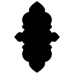 Islamic Label Emblem Shape Glyph Pictogram symbol visual illustration